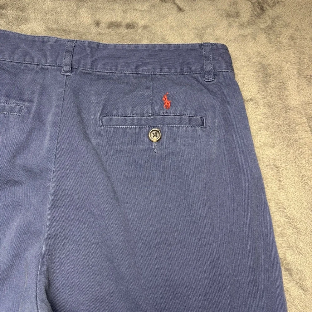 Polo Ralph Lauren‎ Pants Boys 20 Blue Chino Straight Leg Cotton Twill 30 Waist